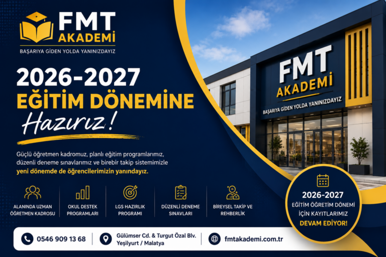 FMT akademi yeni eğitim dönemine hazır